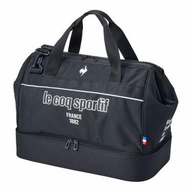 ルコック Le coq sportif　メンズ シューズ収納付き 二層式 ボストンバッグ LG5SBB00M BK ブラック　2025年モデル ブラック