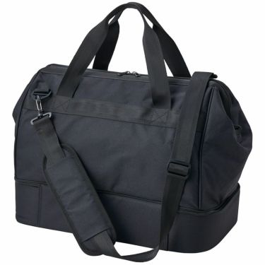 ルコック Le coq sportif　メンズ シューズ収納付き 二層式 ボストンバッグ LG5SBB00M BK ブラック　2025年モデル ブラック