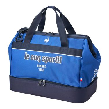 ルコック Le coq sportif　メンズ シューズ収納付き 二層式 ボストンバッグ LG5SBB00M BL ブルー　2025年モデル ブルー