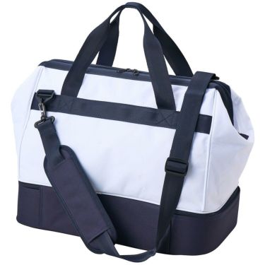 ルコック Le coq sportif　メンズ シューズ収納付き 二層式 ボストンバッグ LG5SBB00M WH ホワイト　2025年モデル ホワイト 詳細2