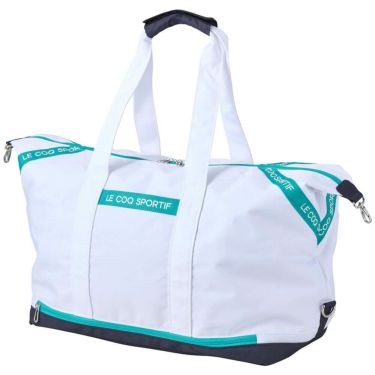 ルコック Le coq sportif　レディース シューズ収納付き 二層式 ベーシック ボストンバッグ LG5SBB01L WH ホワイト　2025年モデル ホワイト 詳細2