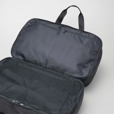 ルコック Le coq sportif　メンズ シューズ袋付き 二層式 ボストンバック LG5SBB01M BK ブラック　2025年モデル ブラック