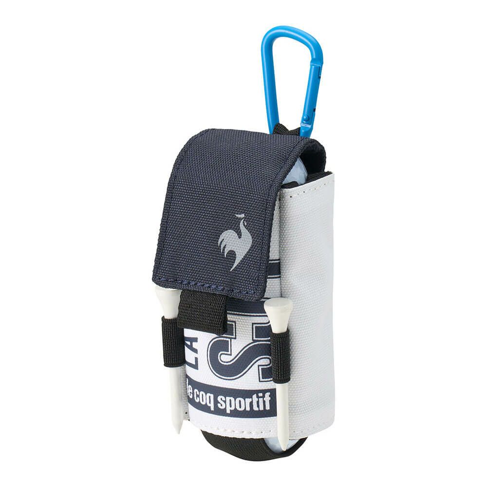 ルコック Le coq sportif　メンズ ボールホルダー LG5SBZ01M WN ホワイト×ネイビー　2025年モデル ホワイト×ネイビー