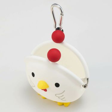 ルコック Le coq sportif　レディース ニワトリ シリコーンポーチ LG5SBZ04L WH ホワイト　2025年モデル ホワイト 詳細2