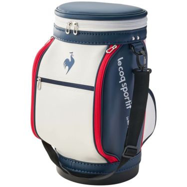 ルコック Le coq sportif　メンズ キャディバッグ型 クーラーバッグ LG5SBZ80M WN ホワイト×ネイビー　2025年モデル ホワイト×ネイビー 詳細2