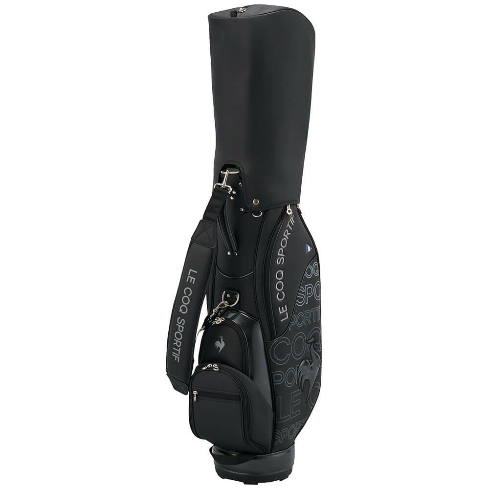 ルコック Le coq sportif　レディース グラデーションデザイン キャディバッグ LG5SCB00L BK ブラック　2025年モデル ブラック