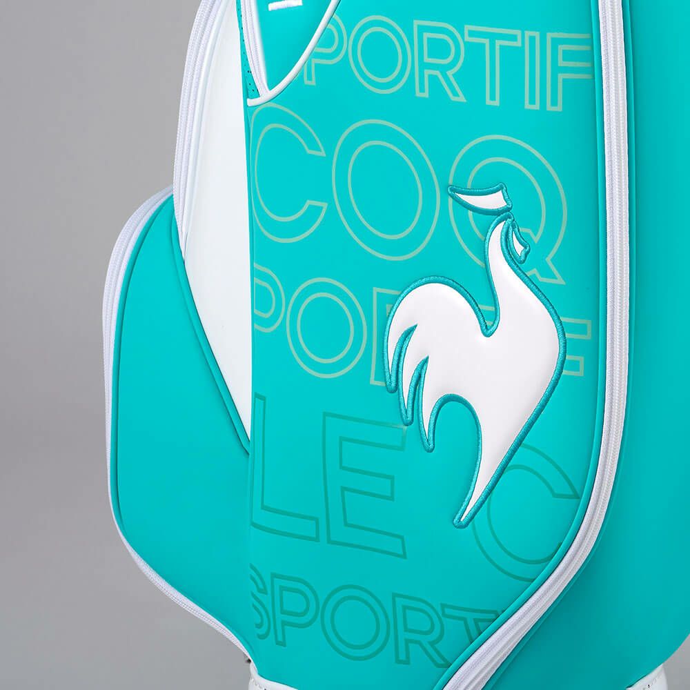 ルコック Le coq sportif　レディース グラデーションデザイン キャディバッグ LG5SCB00L EM エメラルド　2025年モデル エメラルド 詳細4