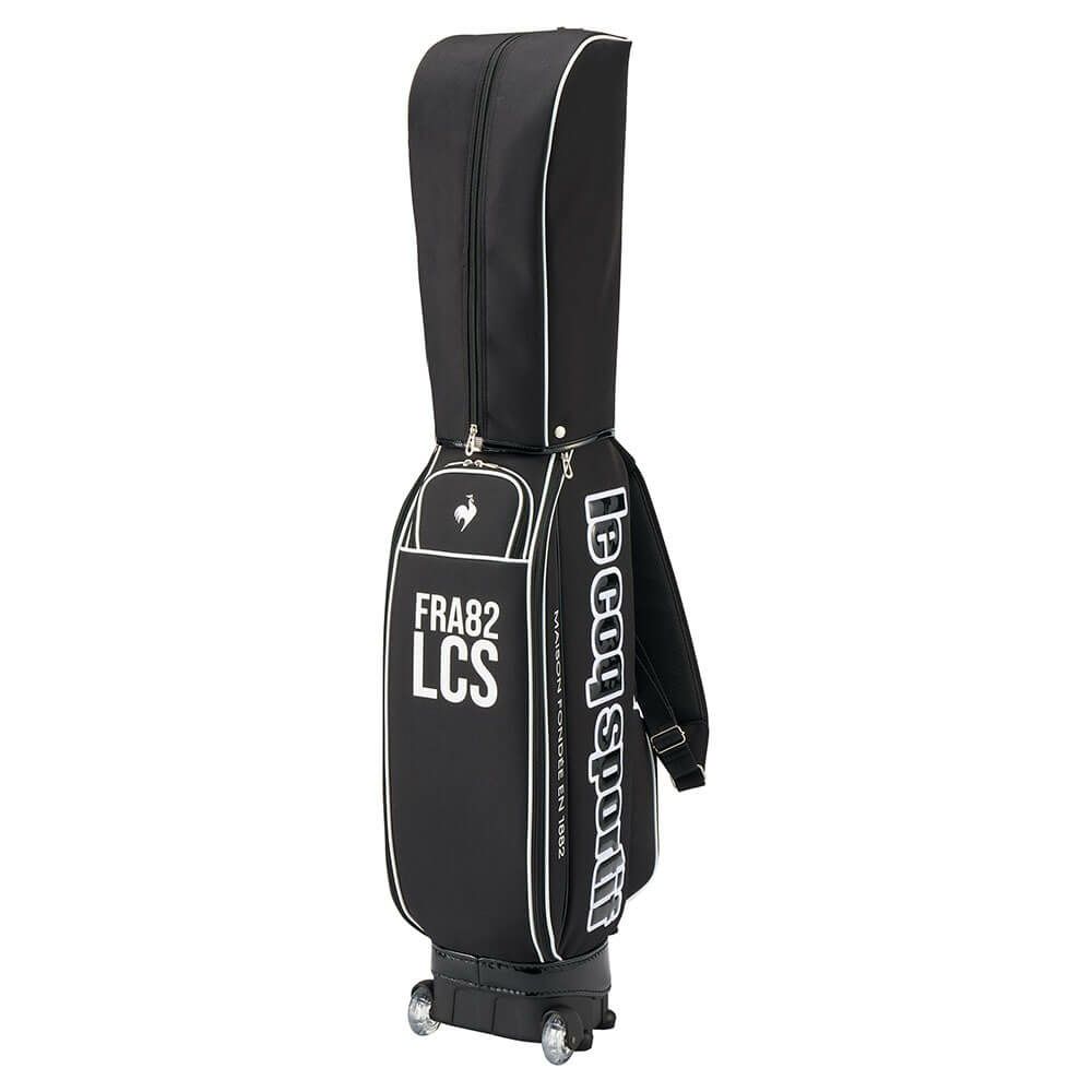 ルコック Le coq sportif　キャスター付き キャディバッグ LG5SCB00U BK ブラック　2025年モデル ブラック