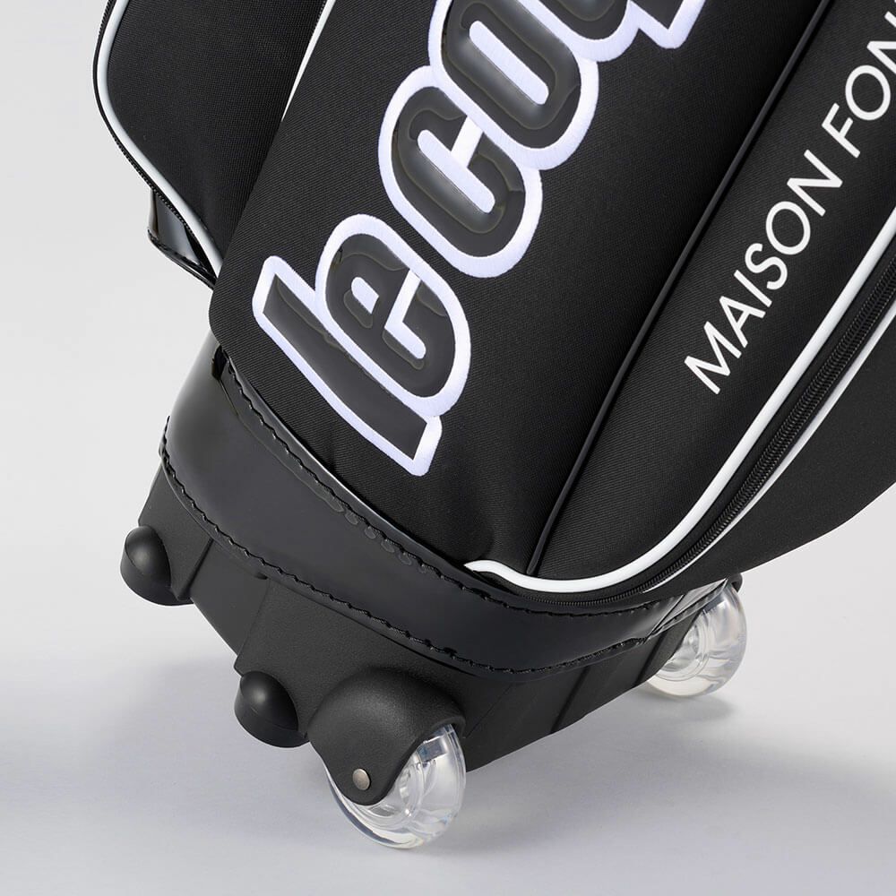 ルコック Le coq sportif　キャスター付き キャディバッグ LG5SCB00U BK ブラック　2025年モデル ブラック