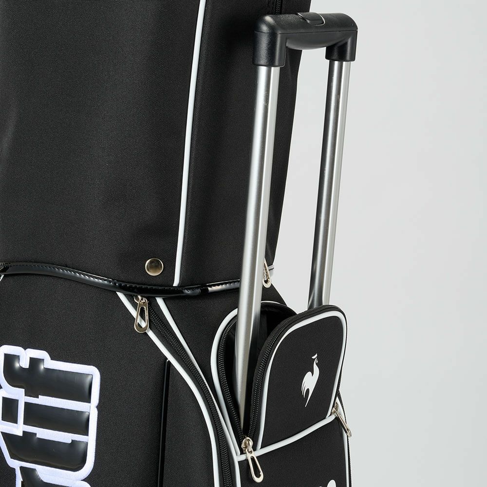 ルコック Le coq sportif　キャスター付き キャディバッグ LG5SCB00U BK ブラック　2025年モデル ブラック