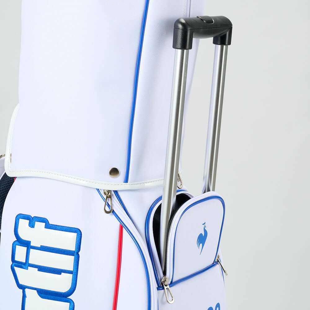 ルコック Le coq sportif　キャスター付き キャディバッグ LG5SCB00U WH ホワイト　2025年モデル ホワイト 詳細6