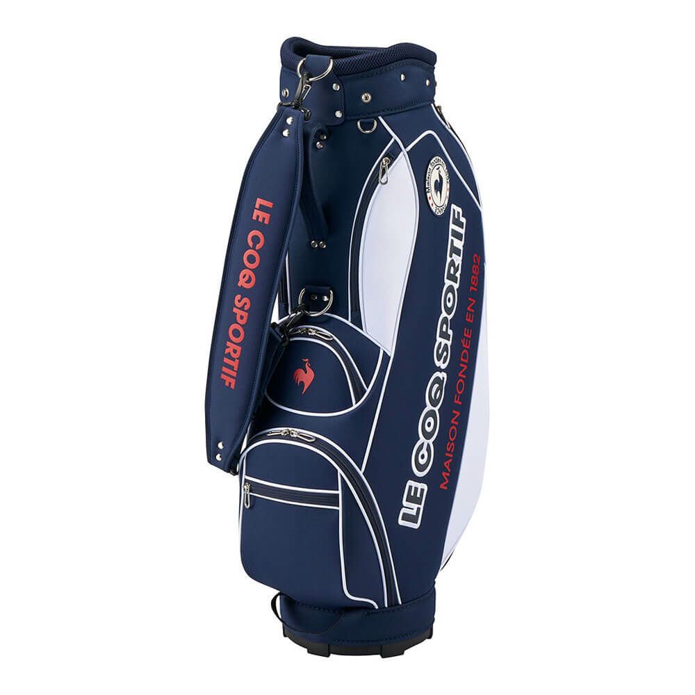 ルコック Le coq sportif　レディース スポーティデザイン キャディバッグ LG5SCB01L NV ネイビー　2025年モデル ネイビー
