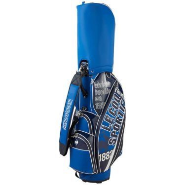 ルコック Le coq sportif　メンズ グラフィックデザイン キャディバッグ LG5SCB02M BL ブルー　2025年モデル ブルー