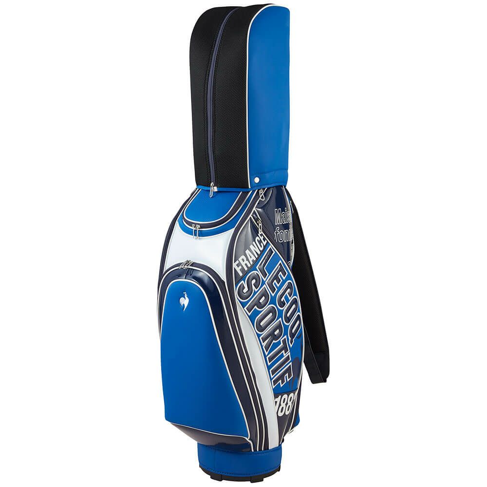 ルコック Le coq sportif　メンズ グラフィックデザイン キャディバッグ LG5SCB02M BL ブルー　2025年モデル ブルー