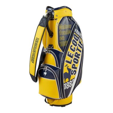ルコック Le coq sportif　メンズ グラフィックデザイン キャディバッグ LG5SCB02M YL イエロー　2025年モデル イエロー