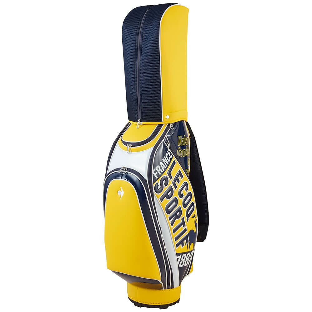 ルコック Le coq sportif　メンズ グラフィックデザイン キャディバッグ LG5SCB02M YL イエロー　2025年モデル イエロー 詳細3