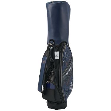 ルコック Le coq sportif　メンズ グラフィックデザイン 軽量 キャディバッグ LG5SCB04M NB ネイビー×ブラック　2025年モデル ネイビー×ブラック 詳細2