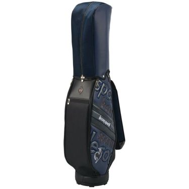 ルコック Le coq sportif　メンズ グラフィックデザイン 軽量 キャディバッグ LG5SCB04M NB ネイビー×ブラック　2025年モデル ネイビー×ブラック 詳細3