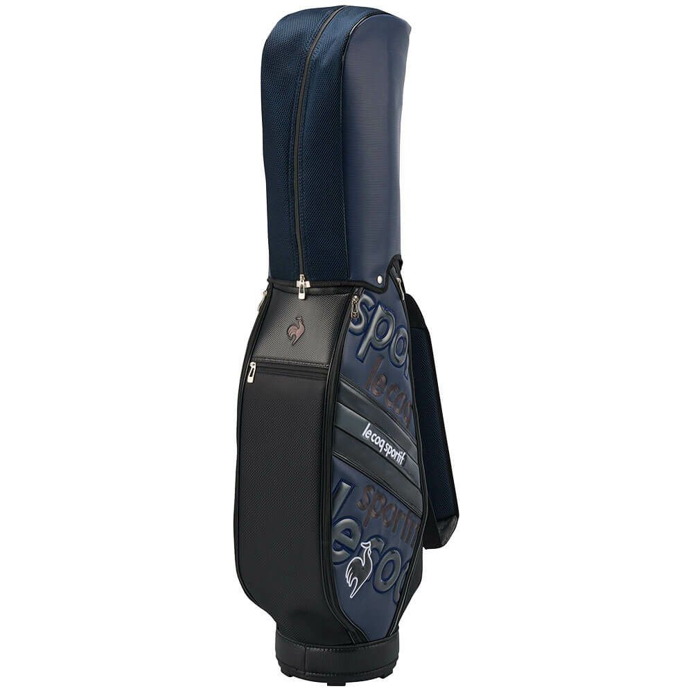 ルコック Le coq sportif　メンズ グラフィックデザイン 軽量 キャディバッグ LG5SCB04M NB ネイビー×ブラック　2025年モデル ネイビー×ブラック 詳細3