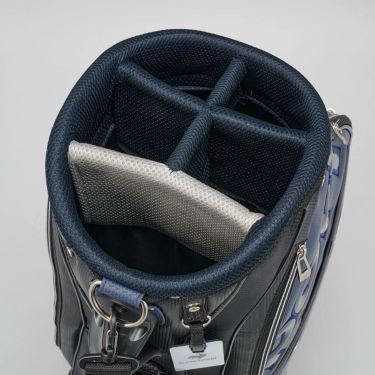 ルコック Le coq sportif　メンズ グラフィックデザイン 軽量 キャディバッグ LG5SCB04M NB ネイビー×ブラック　2025年モデル ネイビー×ブラック 詳細4