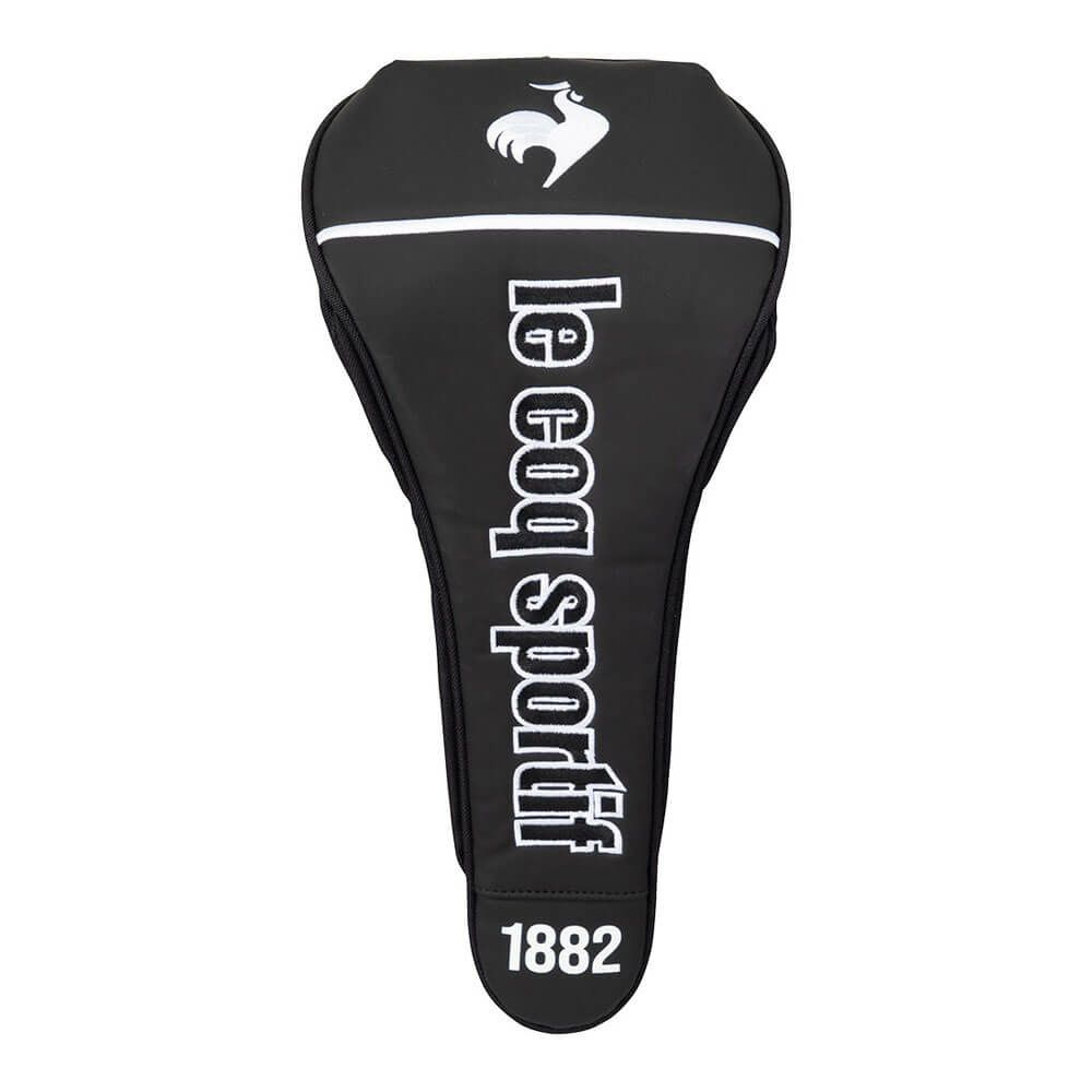 ルコック Le coq sportif　メンズ ドライバー用 ヘッドカバー マグネットタイプ LG5SHC00M BK ブラック　2025年モデル ブラック