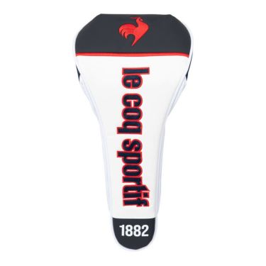 ルコック Le coq sportif　メンズ ドライバー用 ヘッドカバー マグネットタイプ LG5SHC00M WH ホワイト　2025年モデル ホワイト