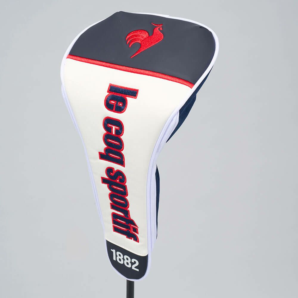 ルコック Le coq sportif　メンズ ドライバー用 ヘッドカバー マグネットタイプ LG5SHC00M WH ホワイト　2025年モデル ホワイト 詳細3