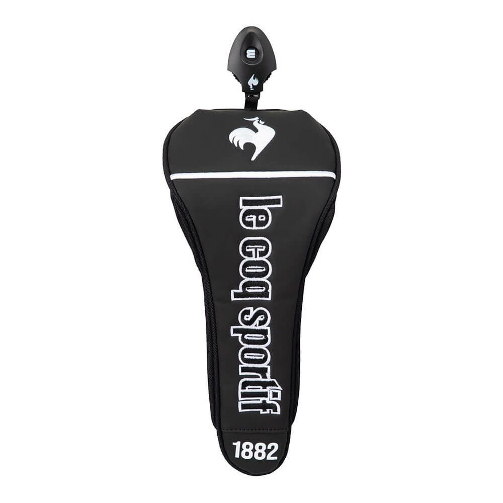 ルコック Le coq sportif　メンズ フェアウェイウッド用 ヘッドカバー マグネットタイプ LG5SHC30M BK ブラック　2025年モデル ブラック