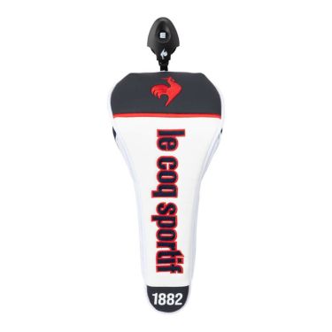 ルコック Le coq sportif　メンズ フェアウェイウッド用 ヘッドカバー マグネットタイプ LG5SHC30M WH ホワイト　2025年モデル ホワイト