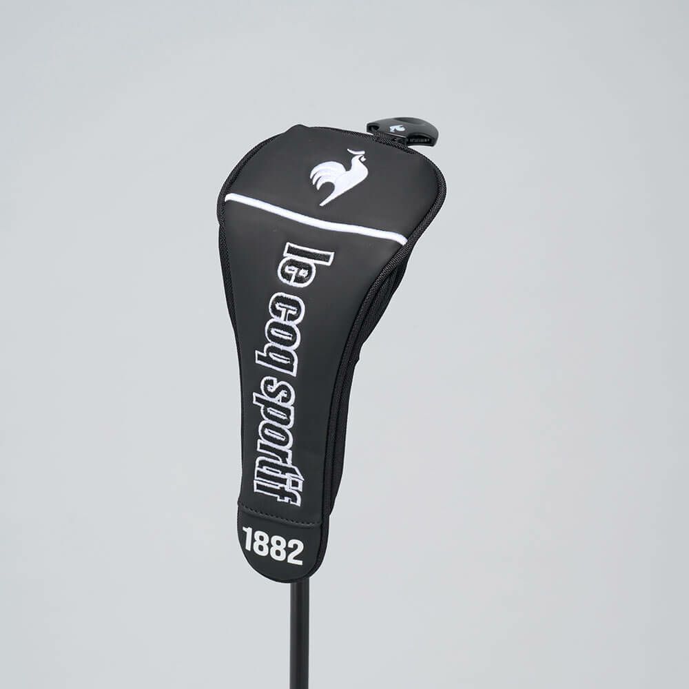 ルコック Le coq sportif　メンズ ユーティリティ用 ヘッドカバー マグネットタイプ LG5SHC40M BK ブラック　2025年モデル ブラック 詳細3