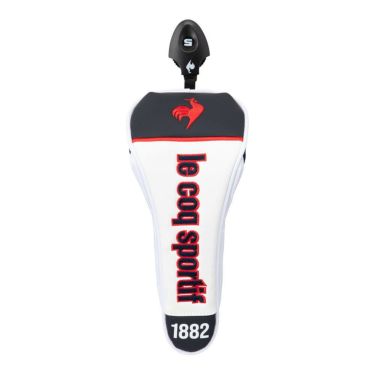 ルコック Le coq sportif　メンズ ユーティリティ用 ヘッドカバー マグネットタイプ LG5SHC40M WH ホワイト　2025年モデル ホワイト