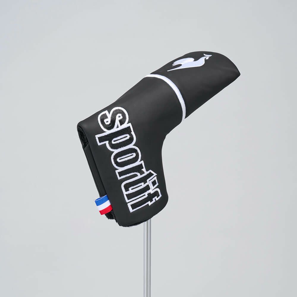 ルコック Le coq sportif　メンズ ピン型・マレット型用 パターカバー LG5SHC50M BK ブラック　2025年モデル ブラック