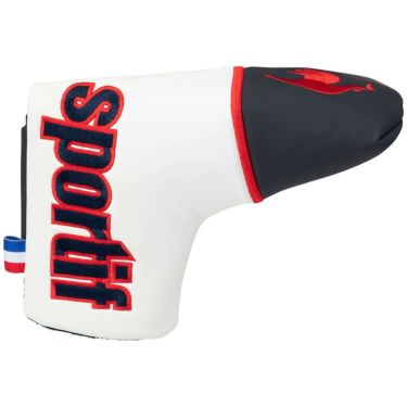 ルコック Le coq sportif　メンズ ピン型・マレット型用 パターカバー LG5SHC50M WH ホワイト　2025年モデル ホワイト 詳細2