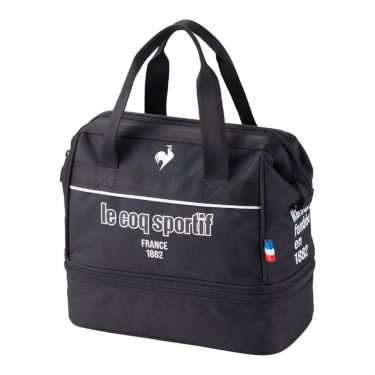 ルコック Le coq sportif　メンズ 保冷機能付き 二層式 カートポーチ LG5STT40M BK ブラック　2025年モデル ブラック
