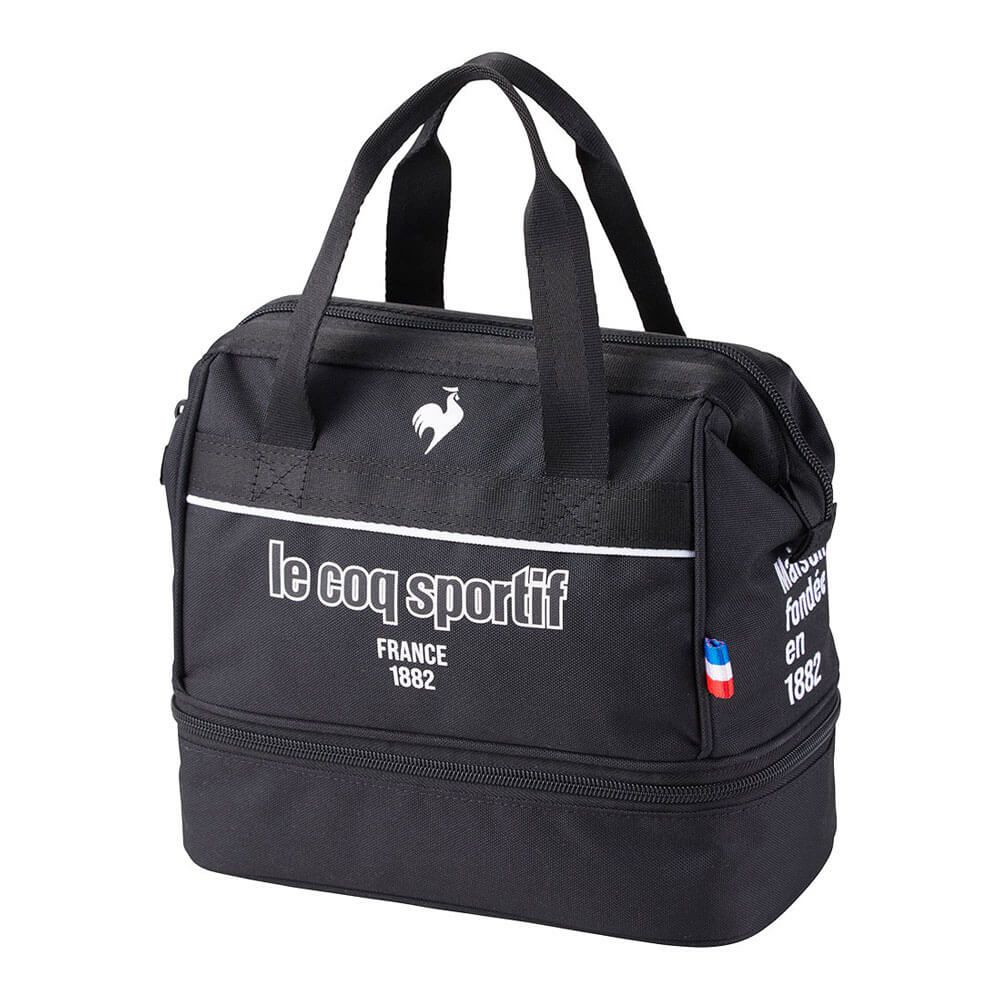 ルコック Le coq sportif　メンズ 保冷機能付き 二層式 カートポーチ LG5STT40M BK ブラック　2025年モデル ブラック