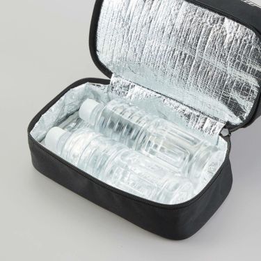 ルコック Le coq sportif　メンズ 保冷機能付き 二層式 カートポーチ LG5STT40M BK ブラック　2025年モデル ブラック