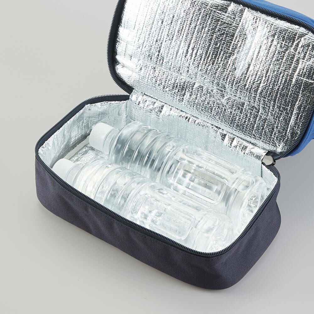 ルコック Le coq sportif　メンズ 保冷機能付き 二層式 カートポーチ LG5STT40M BL ブルー　2025年モデル ブルー