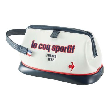 ルコック Le coq sportif　メンズ マグネット カートポーチ LG5STT42M WH ホワイト　2025年モデル ホワイト