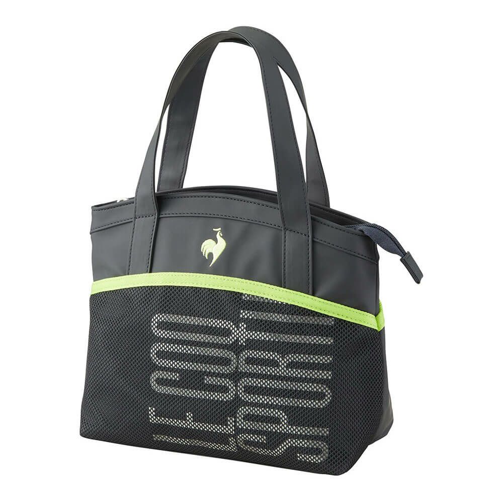 ルコック Le coq sportif　メンズ メッシュロゴデザイン あおりポケット カートポーチ LG5STT46M BK ブラック　2025年モデル ブラック