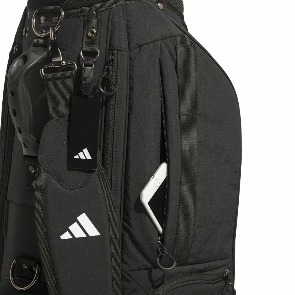 アディダス adidas　メンズ スリーストライプス コーデュラ キャディバッグ KVH34 JH3720 ピュアルビー 詳細3