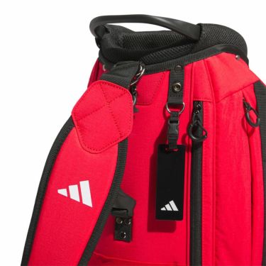 アディダス adidas　メンズ スリーストライプス コーデュラ キャディバッグ KVH34 JE7152 ブラック 詳細3
