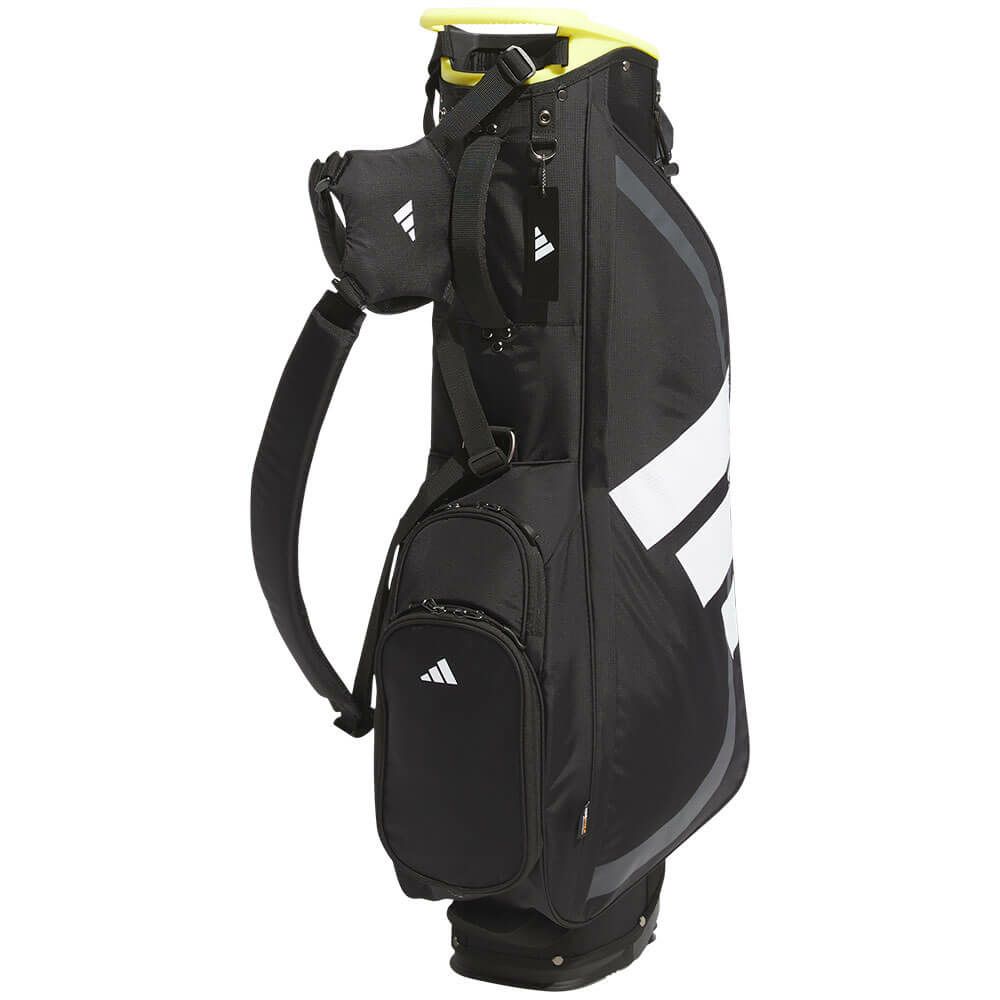 アディダス adidas　メンズ アディゼロ 軽量 コンパクト スタンドキャディバッグ KVH36 JE7154 ホワイト/ルシッドレッド 詳細2