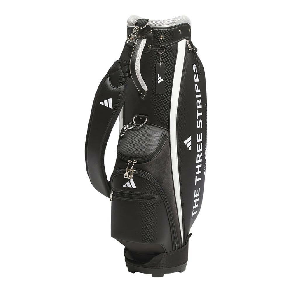 アディダス adidas　メンズ 軽量パフォーマンス キャディバッグ KVH37 JE7155 ブラック　2025年モデル ブラック