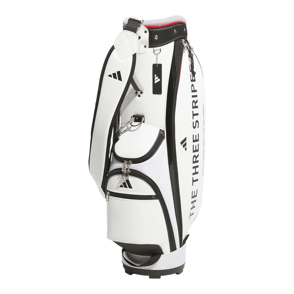アディダス adidas　メンズ 軽量パフォーマンス キャディバッグ KVH37 JH3721 ホワイト　2025年モデル ホワイト