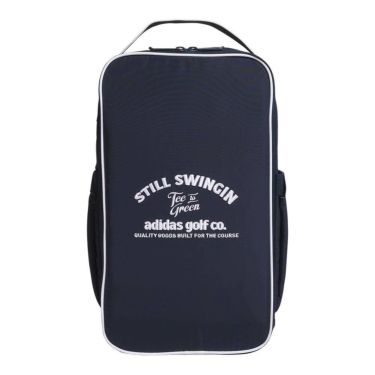 アディダス adidas　レディース グラフィック シューズバッグ KTI97 JF4635 カレッジネイビー　2025年モデル カレッジネイビー