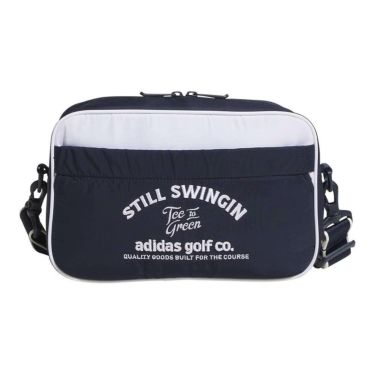 アディダス adidas　レディース ストラップ付き グラフィック ポーチ KTI98 JF4639 カレッジネイビー　2025年モデル カレッジネイビー