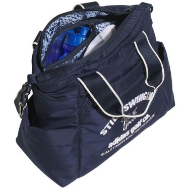 アディダス adidas　レディース 保冷ポケット付き グラフィック ラウンドバッグ KTI99 JG3916 パウダーイエロー　2025年モデル 詳細4