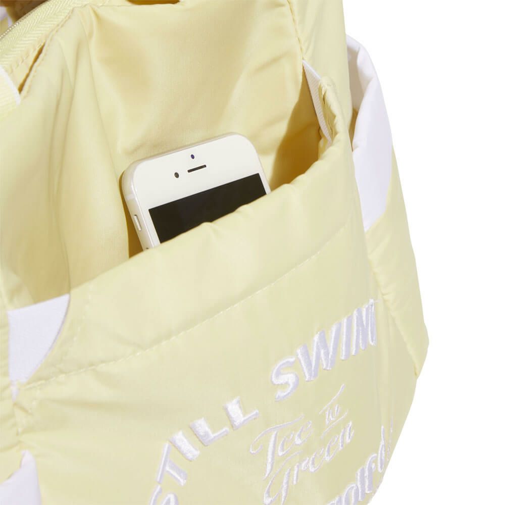 アディダス adidas　レディース 保冷ポケット付き グラフィック ラウンドバッグ KTI99 JF4641 カレッジネイビー　2025年モデル 詳細5