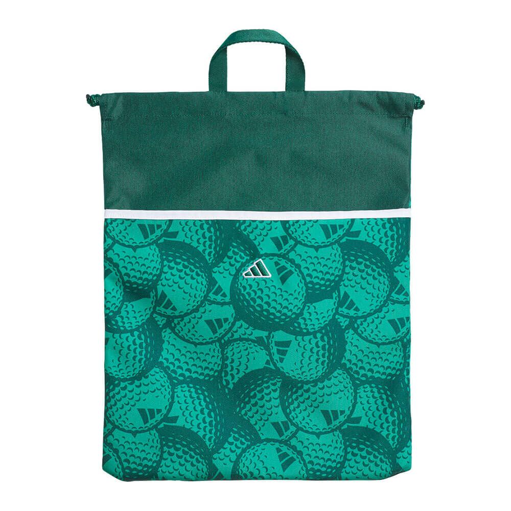 アディダス adidas　ゴルフボールグラフィック シューズケース RF038 JY0857 カレッジグリーン　2025年モデル カレッジグリーン