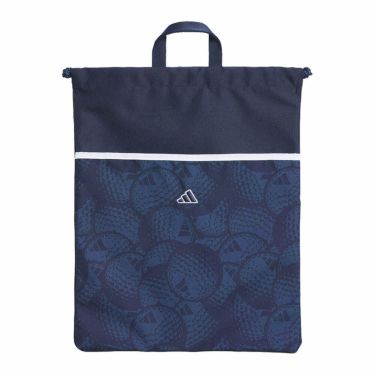アディダス adidas　ゴルフボールグラフィック シューズケース RF038 JY0858 カレッジネイビー　2025年モデル カレッジネイビー